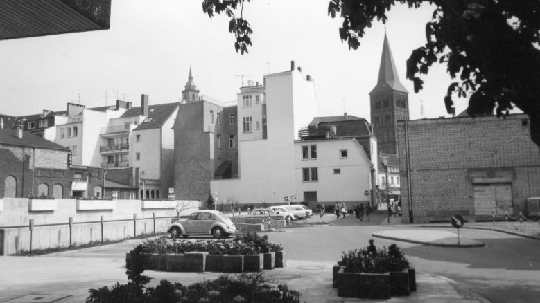 Der Friedensplatz vor 55 Jahren - im Sommer 1970 Der Friedensplatz vor 55 Jahren - im Sommer 1970