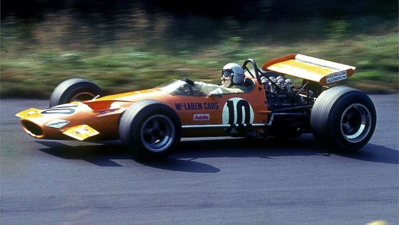 Bruce McLaren auf McLaren am Nürburgring 1969 Bruce McLaren auf McLaren am Nürburgring 1969