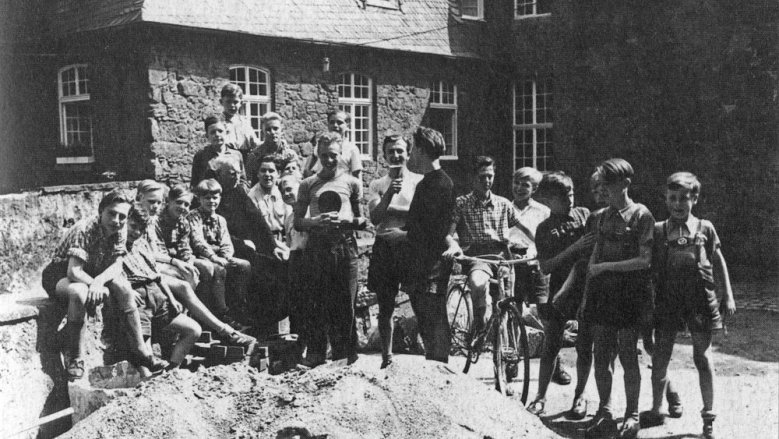 Schüler des Internats der Abtei 1951 Schüler des Internats der Abtei 1951