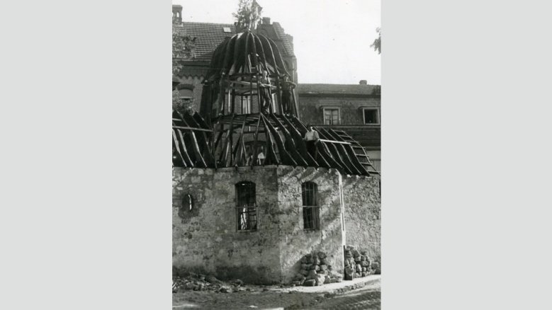 Maria zum Frieden Kapelle, Richtfest am 6. September 1949 Maria zum Frieden Kapelle, Richtfest am 6. September 1949
