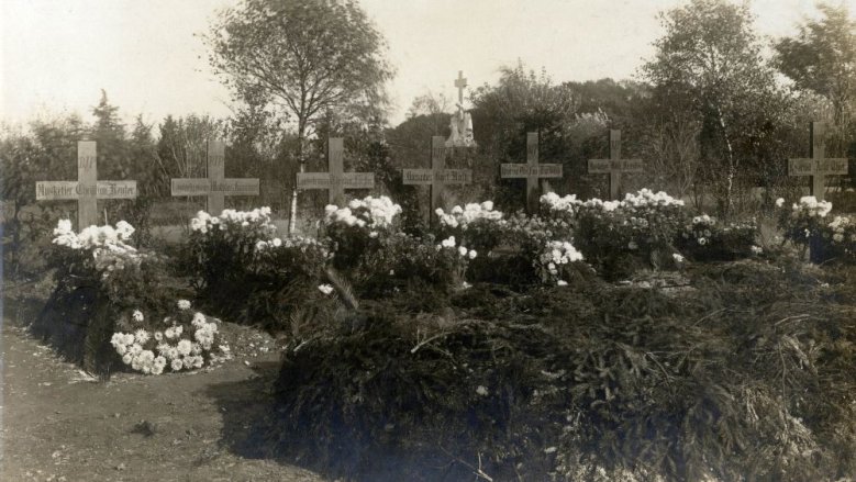 Soldatengräber des Ersten Weltkriegs auf dem Nordfriedhof Soldatengräber des Ersten Weltkriegs auf dem Nordfriedhof