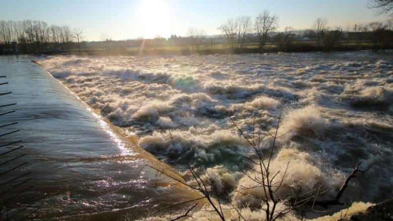 Hochwasser Siegwehr Hochwasser Siegwehr