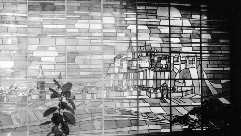 Neseck-Fenster im Heimatmuseum 1960 Neseck-Fenster im Heimatmuseum 1960