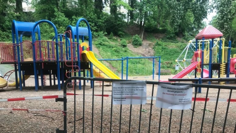 Spielplatz zu Corona Spielplatz zu Corona