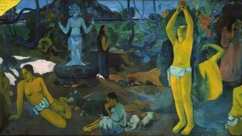 Gauguin ""Wo kommen wir her? Wer sind wir? Wohin gehen wir?" Gauguin ""Wo kommen wir her? Wer sind wir? Wohin gehen wir?"
