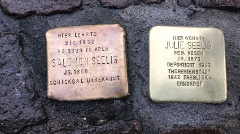 Stolpersteine von Salomon und Julie Seelig Stolpersteine von Salomon und Julie Seelig