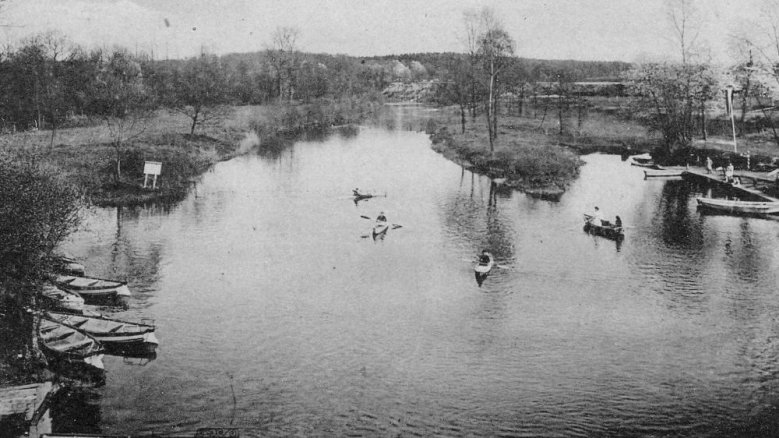 An der Aggerbrücke, um 1910 An der Aggerbrücke, um 1910