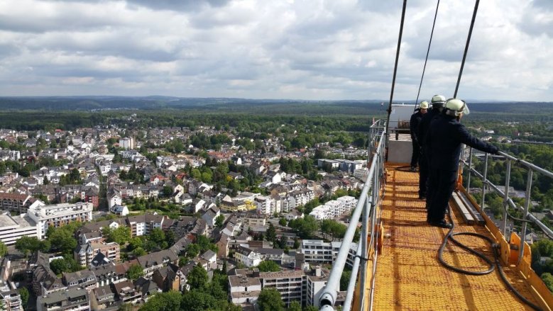 Kran der Abteibaustelle Kran der Abteibaustelle