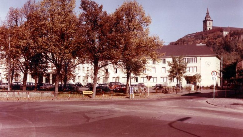 Kaiser-Wilhelm-Platz um 1955 Kaiser-Wilhelm-Platz um 1955