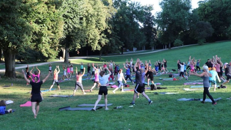 Sport im Park Tabata-Workout Sport im Park Tabata-Workout