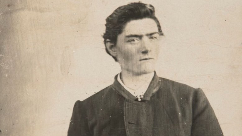 Ned Kelly, im Alter von 15 Jahren, 1871 in Kyneton, Victoria