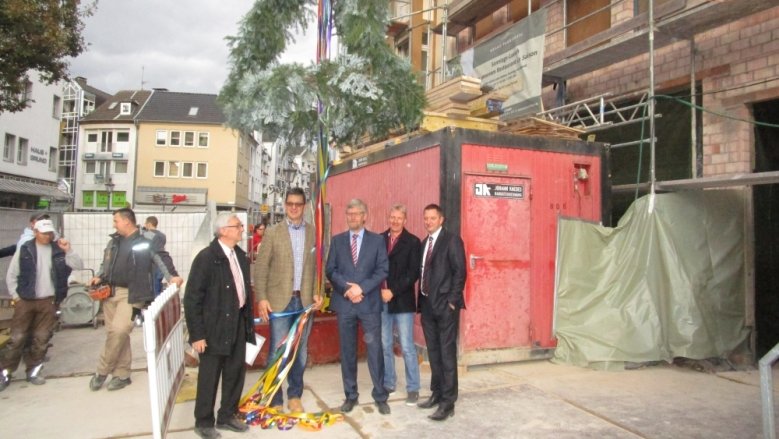 Richtfest am Oberen Markt, 2015