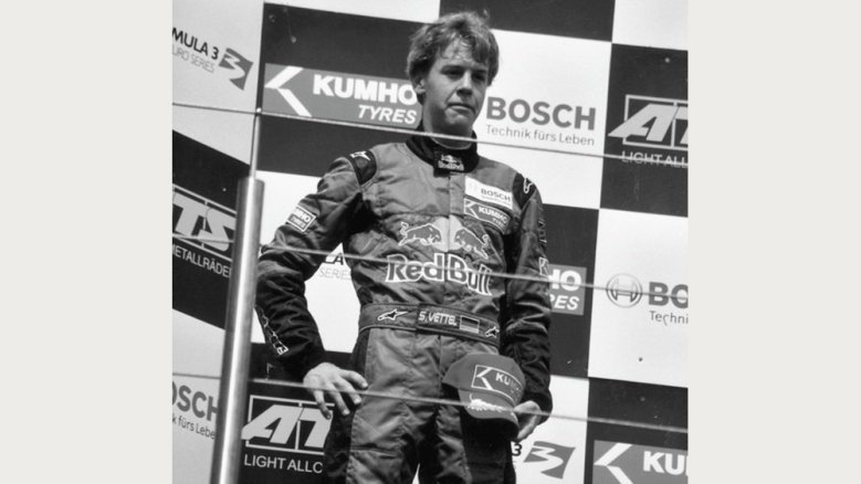 Sebastian Vettel im Jahre 2006 als Pilot der Formel-3-Euroserie am Ring