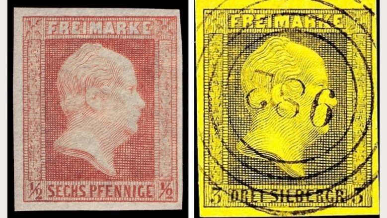 Preußische Freimarken, Friedrich Wilhelm, 1850