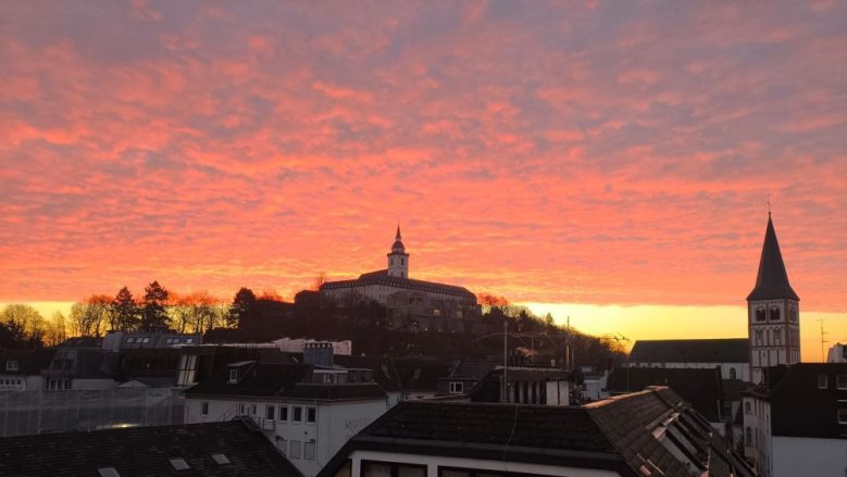 Morgenrot über Abtei Morgenrot über Abtei