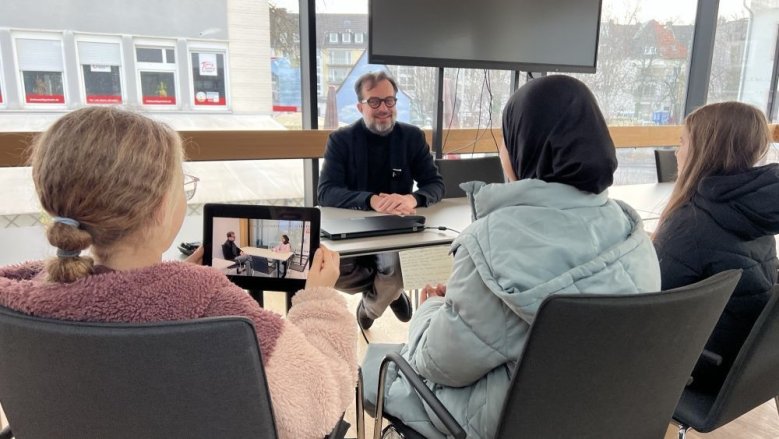 Interview Schüler Vierfachhalle