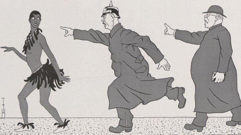 Karikatur im „Simplicissimus“ 1929 Karikatur im „Simplicissimus“ 1929