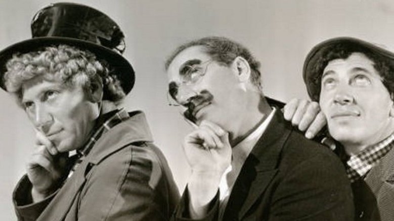 Groucho, Harpo und Chico in "Das große Rennen" Groucho, Harpo und Chico in "Das große Rennen"