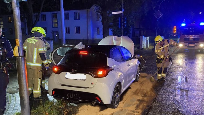 Unfall an der Luisenstraße Unfall an der Luisenstraße