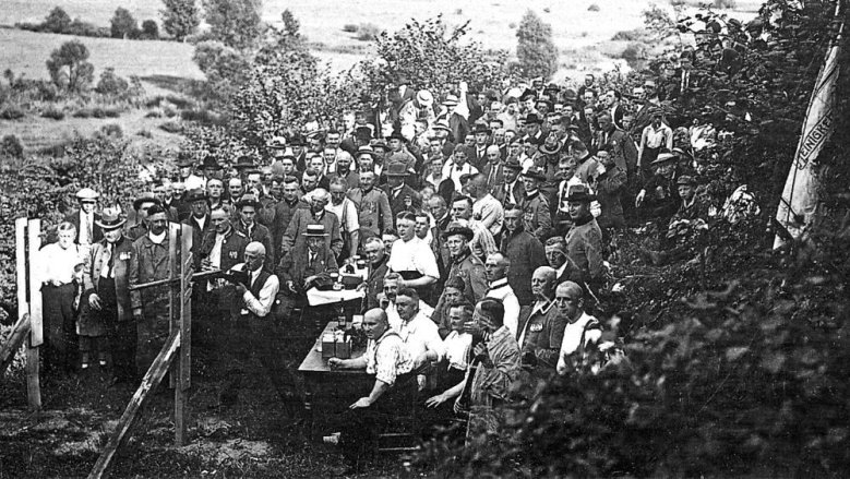 Königsschießen am Wolsberg um 1910 Königsschießen am Wolsberg um 1910