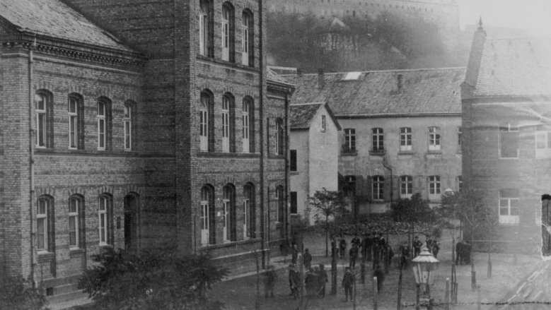 Friedensplatz um 1910 Friedensplatz um 1910