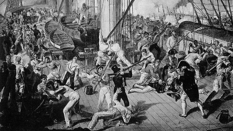 Tod Nelsons, Seeschlacht von Trafalgar, 21. Oktober 1805 Tod Nelsons, Seeschlacht von Trafalgar, 21. Oktober 1805