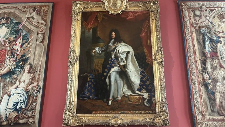 Louis XIV. im Louvre Louis XIV. im Louvre