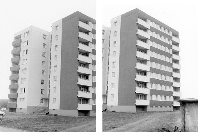 Hochhäuser der Baugenossenschaft in der Carlstraße Hochhäuser der Baugenossenschaft in der Carlstraße