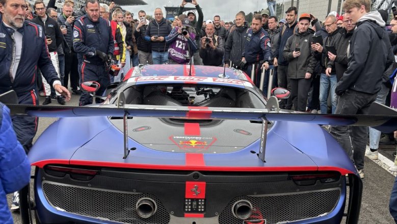 Verstappens Ferrari 296 GT 3 am Nürburgring Verstappens Ferrari 296 GT 3 am Nürburgring