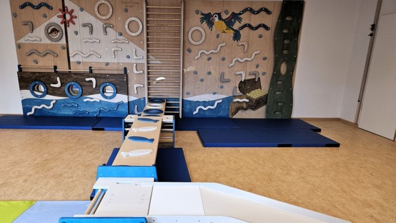 Kletterwand Kita Schatzinsel