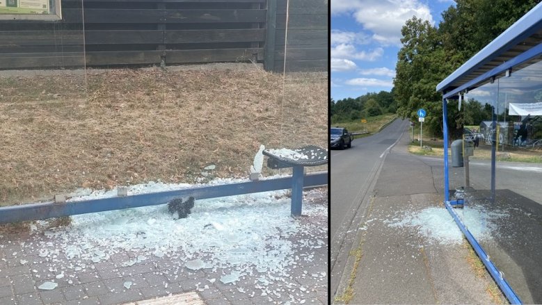 Vandalismus Bushaltestellen