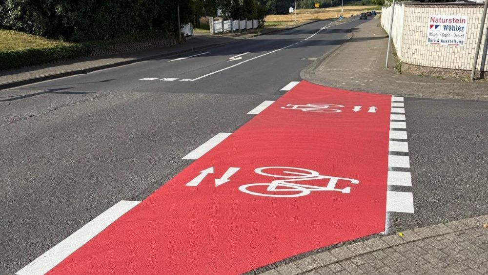 Fahrradspur Schreck