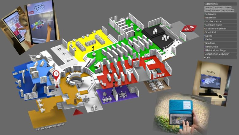 Lageplan Bibliothek