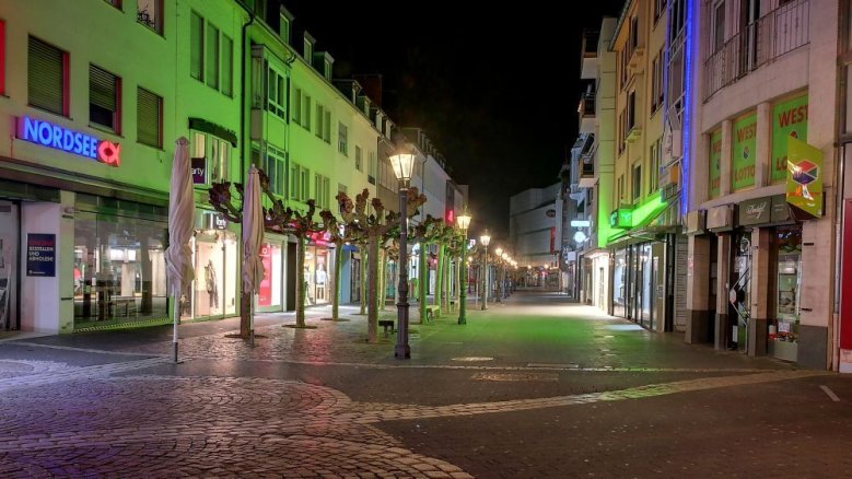 leere Innenstadt 2021