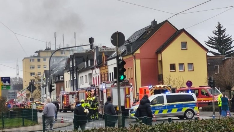 Gebäudebrand Troisdorf