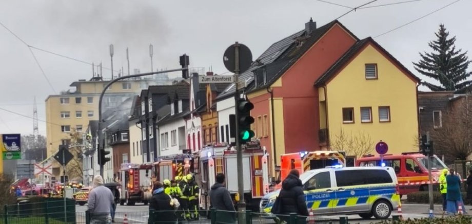 Gebäudebrand Troisdorf