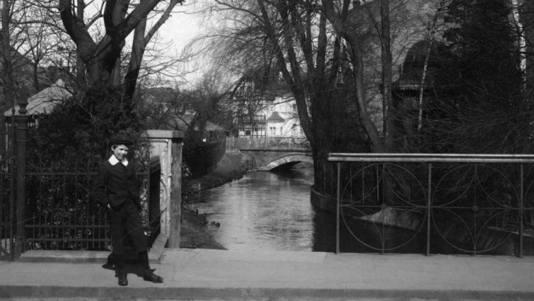 Mühlengraben um 1910 Mühlengraben um 1910