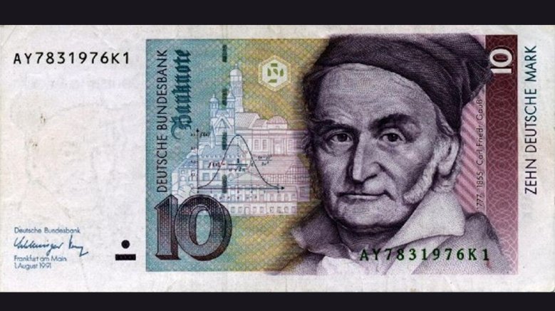 Gauß 10-Mark-Schein