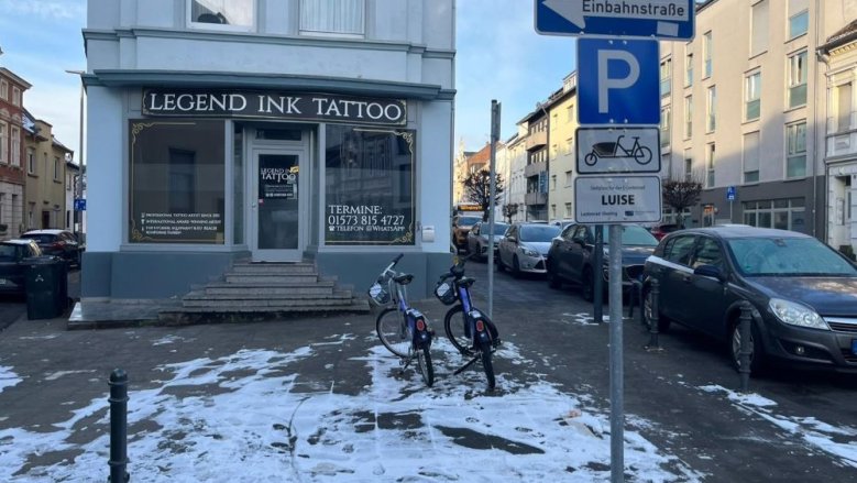 E-Lastenradparkplatz Luise