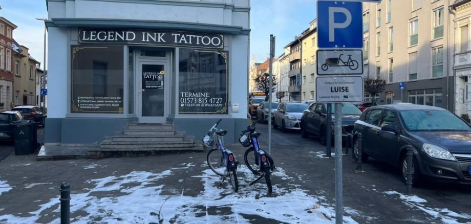 E-Lastenradparkplatz Luise