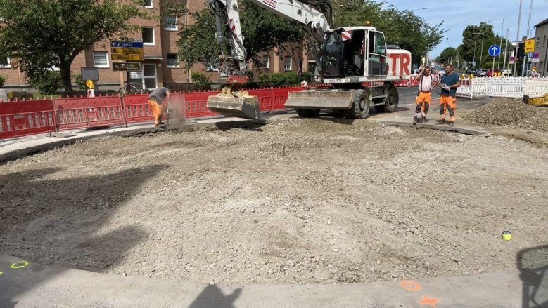 Kreisverkehr Frankfurter Straße