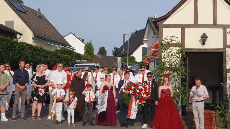 Kranzniederlegung Hubertuskapelle