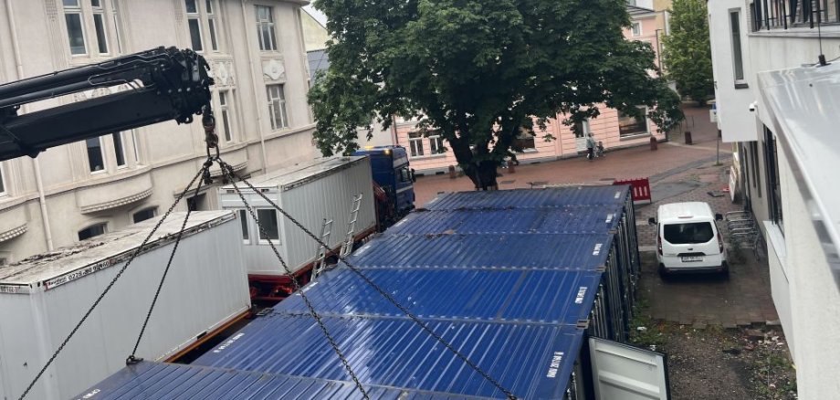 Container weg