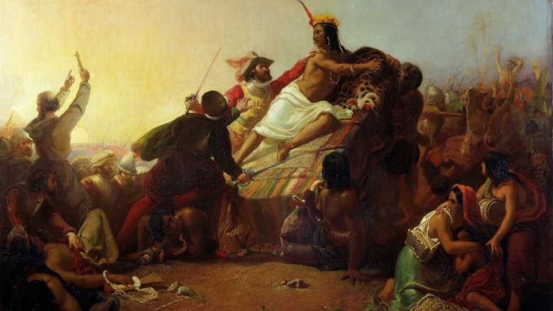 Pizarro Seizing the Inca of Peru