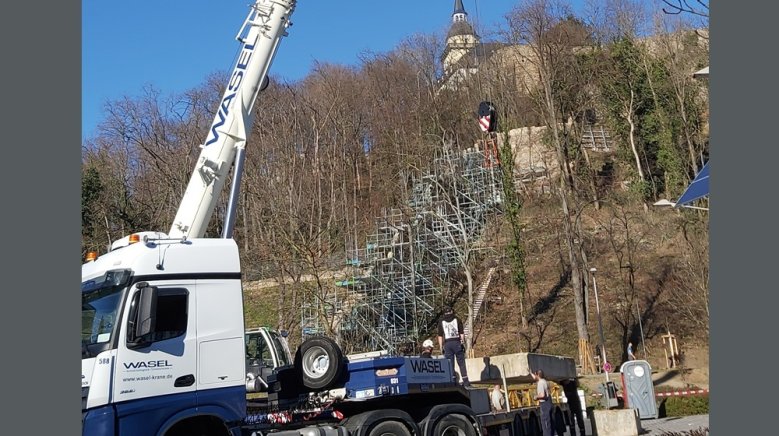 Kranabbau Mühlentorparkplatz