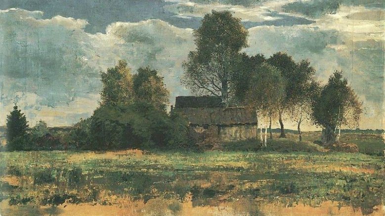 Moorhütten im Dachauer Moos Moorhütten im Dachauer Moos