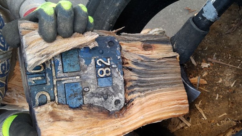 Wasserleitungsschild