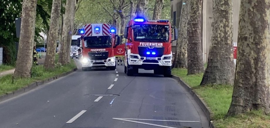 FW Sperrung Wilhelm-Ostwald-Straße