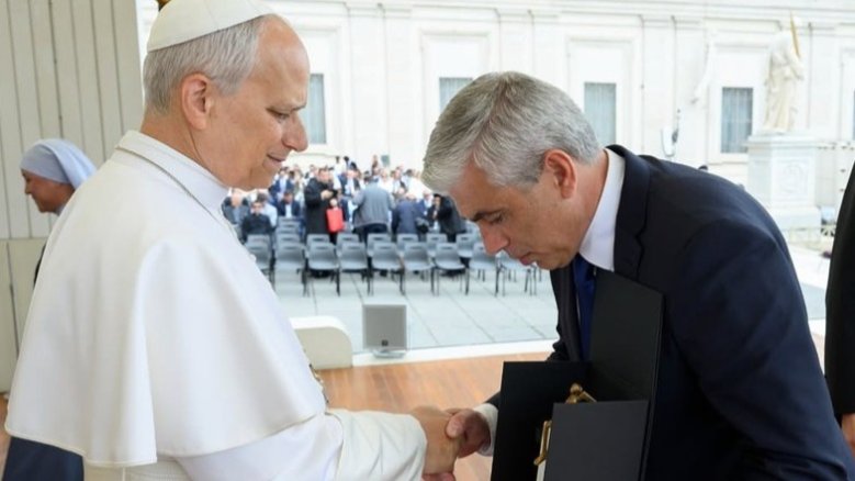Costa beim Papst