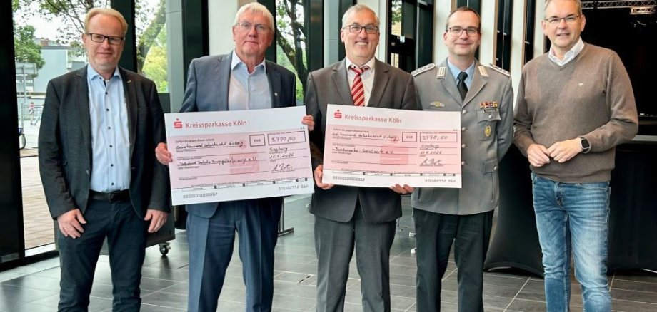 Spendenübergabe Neujahrskonzert